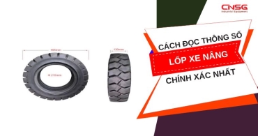 3 Cách đọc thông số lốp xe nâng - Hiểu để sử dụng hiệu quả