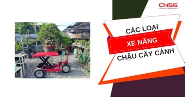 Điểm danh các loại xe nâng chậu cây cảnh thông dụng