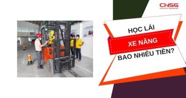 Học lái xe nâng bao nhiêu tiền? Cập nhật bảng giá mới nhất