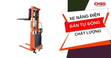 Bật mí các loại xe nâng điện bán tự động chất lượng hàng đầu hiện nay