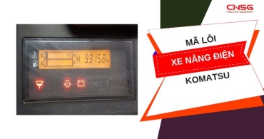 Cập nhật các mã lỗi xe nâng điện Komatsu thường gặp nhất