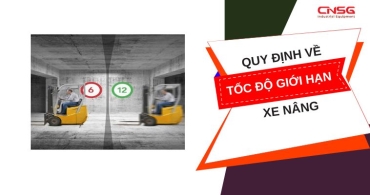 Quy định về tốc độ giới hạn xe nâng trong nhà xưởng