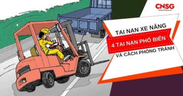 Tai nạn xe nâng: 4 tai nạn thường thấy và cách phòng tránh