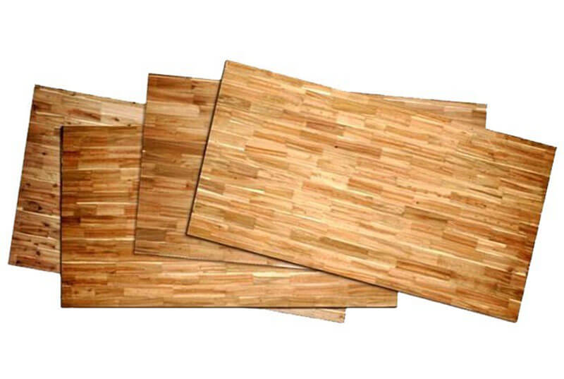 Sản phẩm gỗ ghép thanh sau quy trình sản xuất gỗ ghép