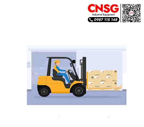 Xe nâng điện ngồi lái