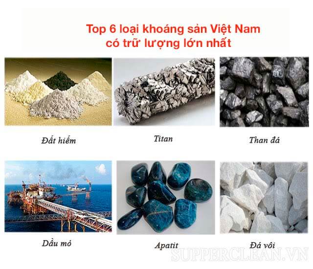 Top 6 loại khoáng sản có trữ lượng lớn ở Việt Nam