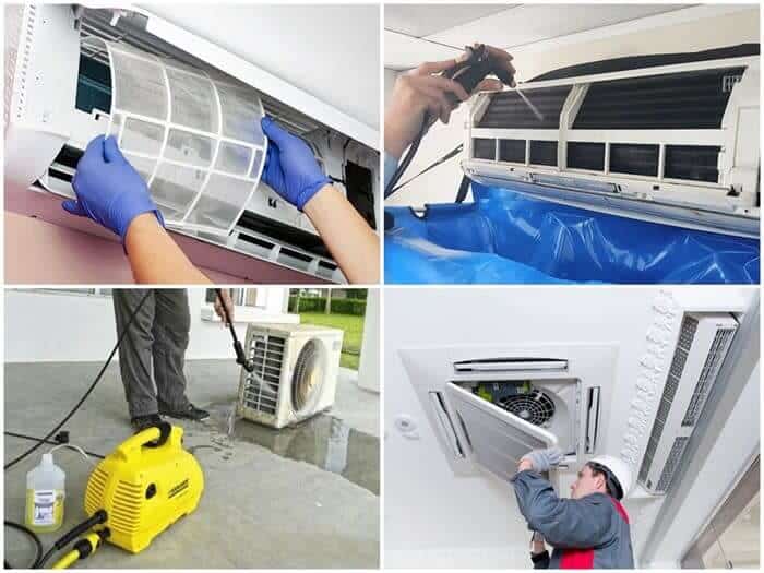 Quy trình vệ sinh máy lạnh được thực hiện như thế nào