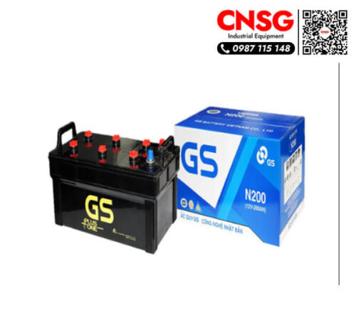 Ắc quy nước xe nâng 12V 200Ah GS N200
