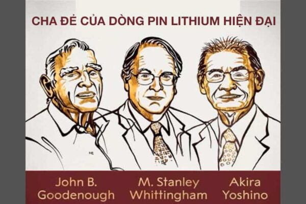 Chân dung các nhà khoa học sáng tạo ra pin Lithium