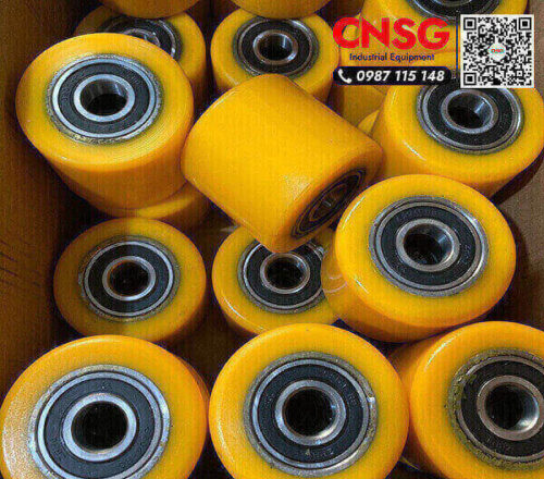 Bánh xe nâng bán tự động PU 80x60