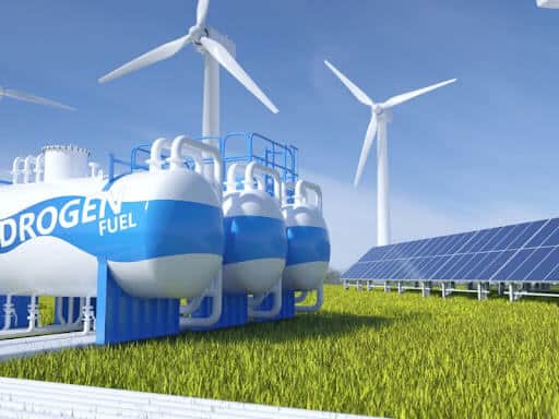 Hydro xanh được sản xuất từ các nguồn tái tạo như năng lượng mặt trời và nước